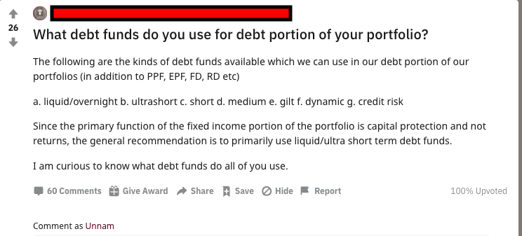 Reddit Question